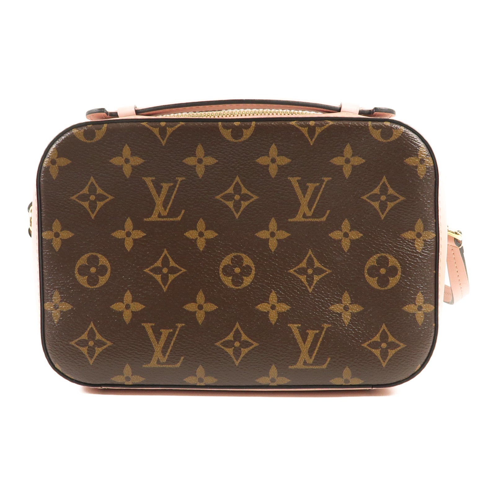 LOUIS VUITTON Monogram Saintonge金扣手挽肩背兩用袋