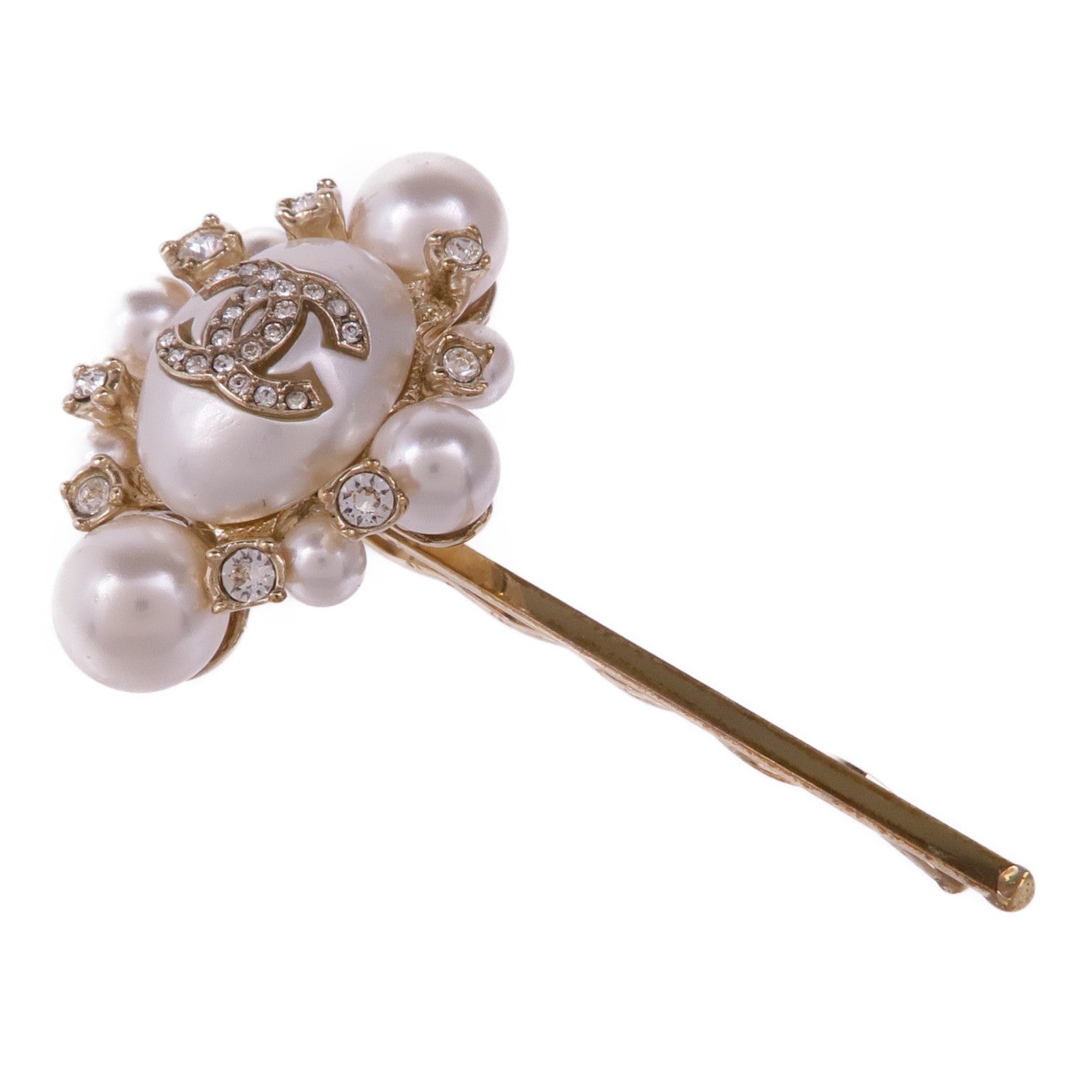 CHANEL PVC/金屬Hair Clip髮夾