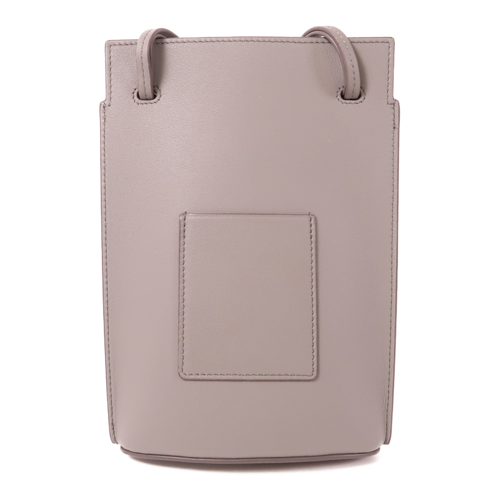 LOEWE 牛皮皮革Dice Pocket銀扣肩背袋