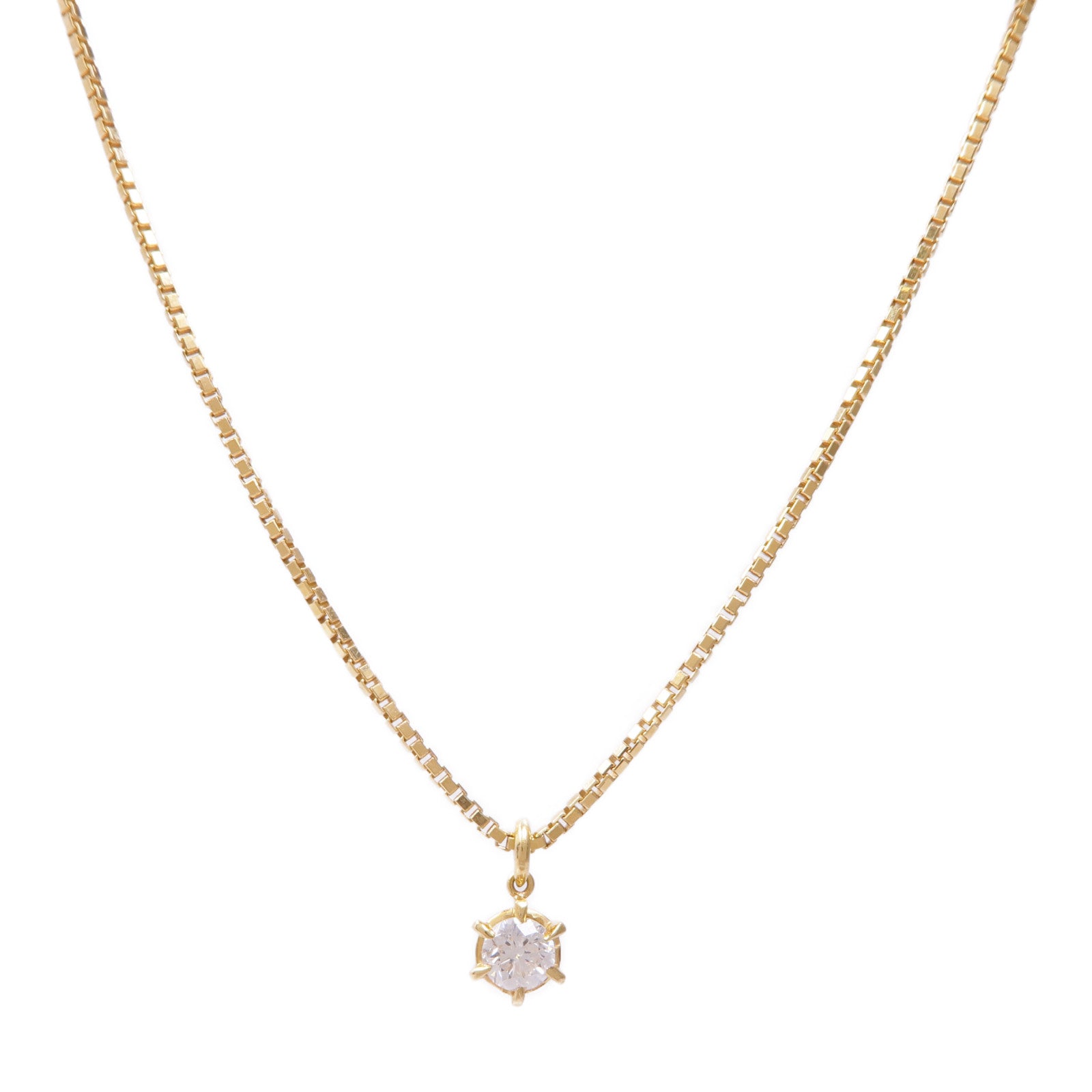 JEWELRY 18K黃金Diamond Necklace鑽石項鍊