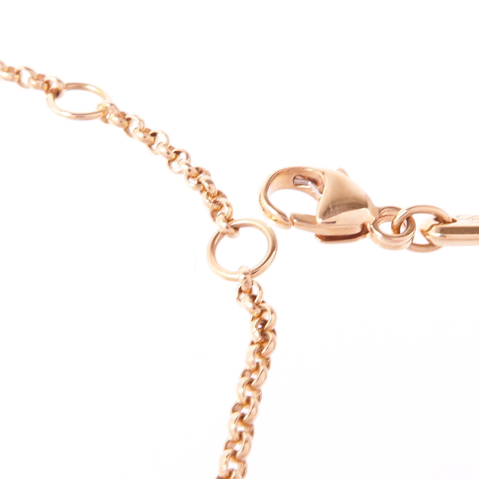 Chopard 18K玫瑰金Happy Heart Necklace鑽石項鍊