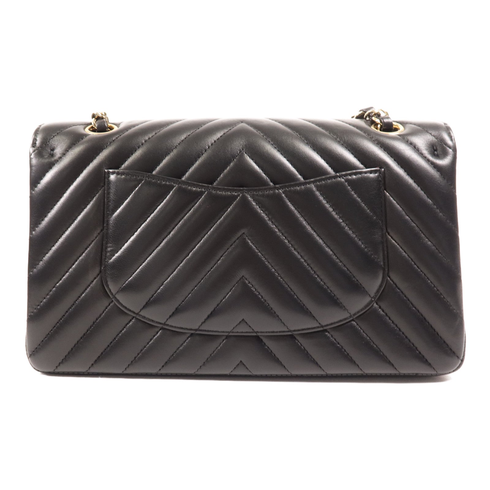 CHANEL 羊皮皮革Classic 25金扣鏈帶肩背袋