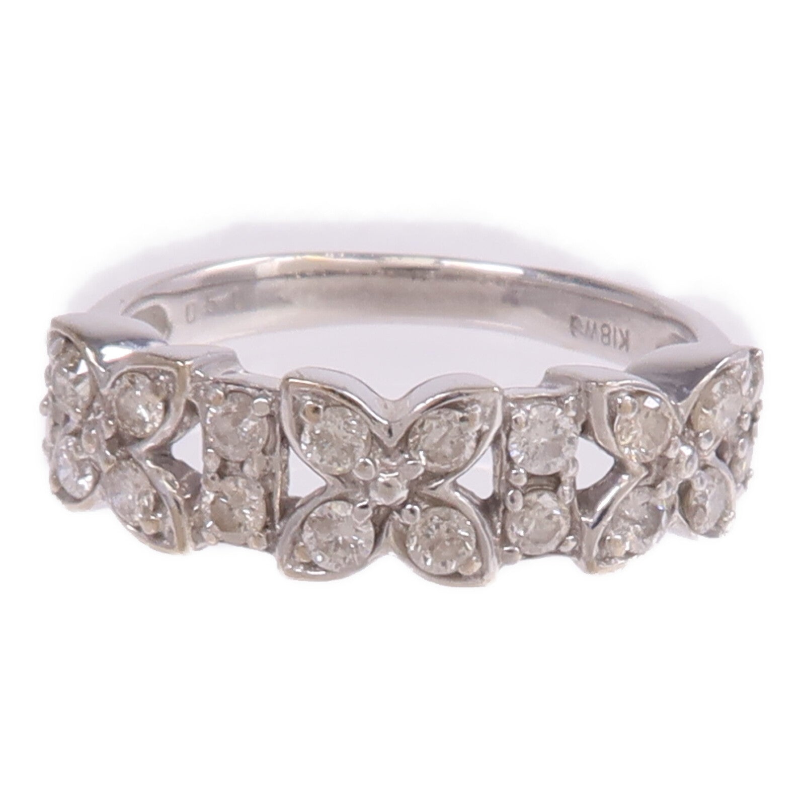 JEWELRY 18K白金Diamond Ring鑽石戒指US#6.5