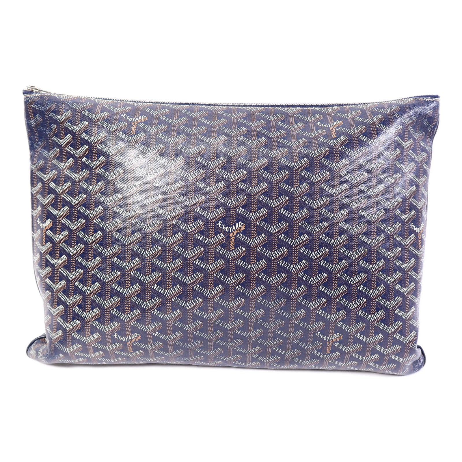 GOYARD 塗層帆布Senat Pouch GM手拿包
