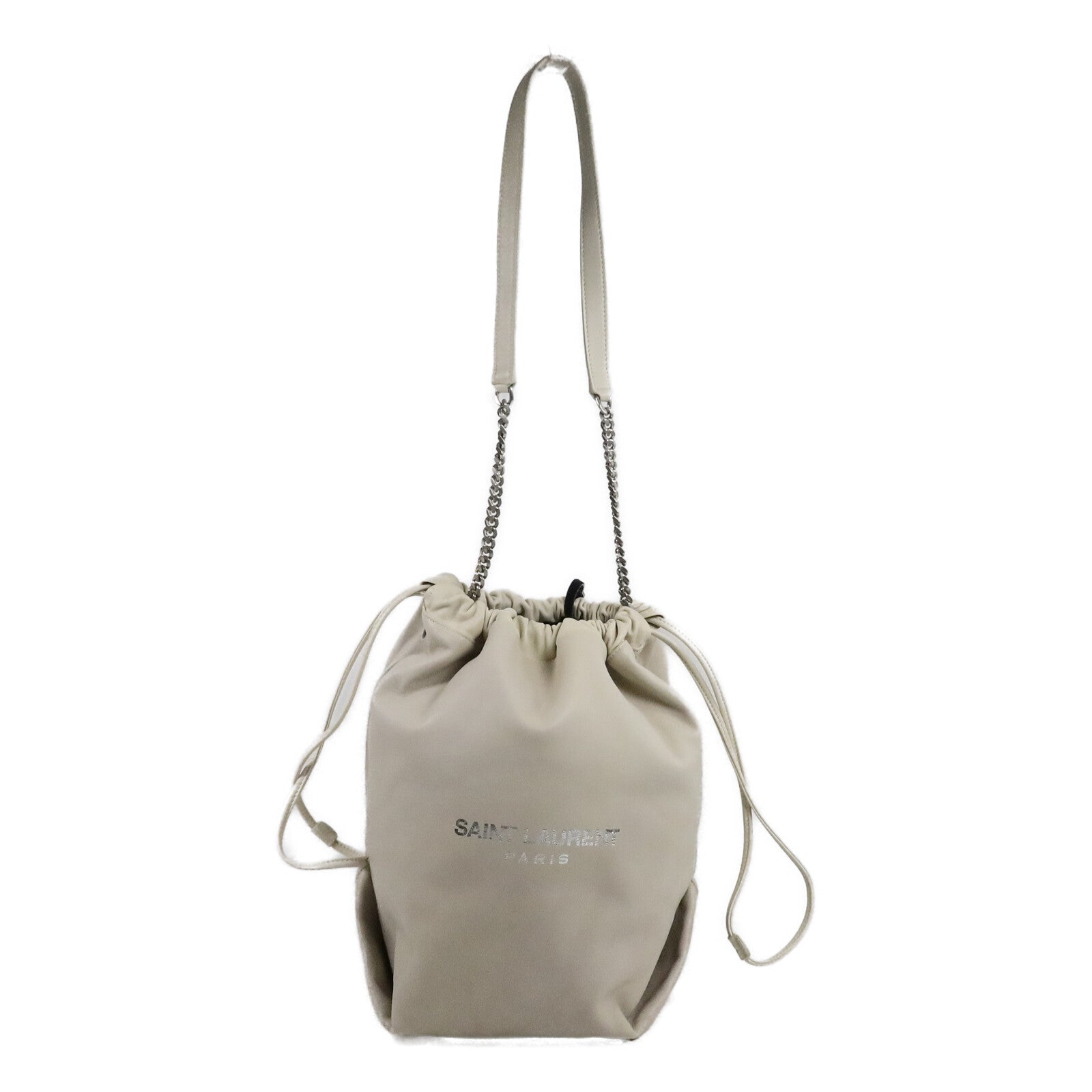 SAINT LAURENT 羊皮皮革Teddy Bucket肩背袋