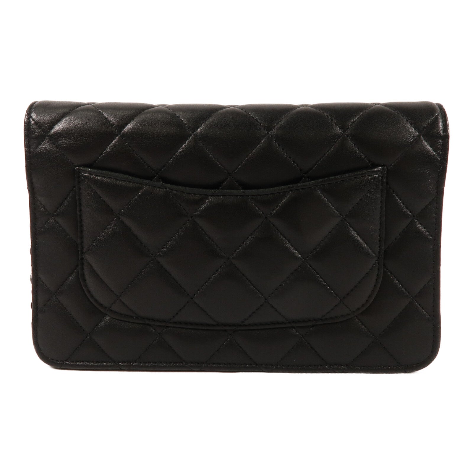 CHANEL 羊皮皮革WOC Wallet On Chain鏈帶肩背袋