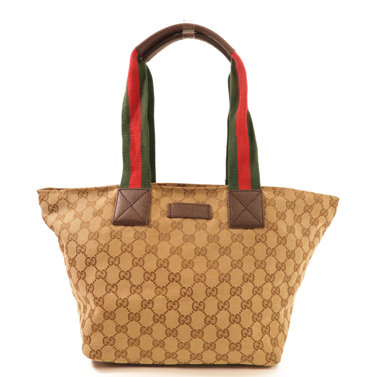GUCCI GG Tote Bag Handag 131230 Canvas Brown