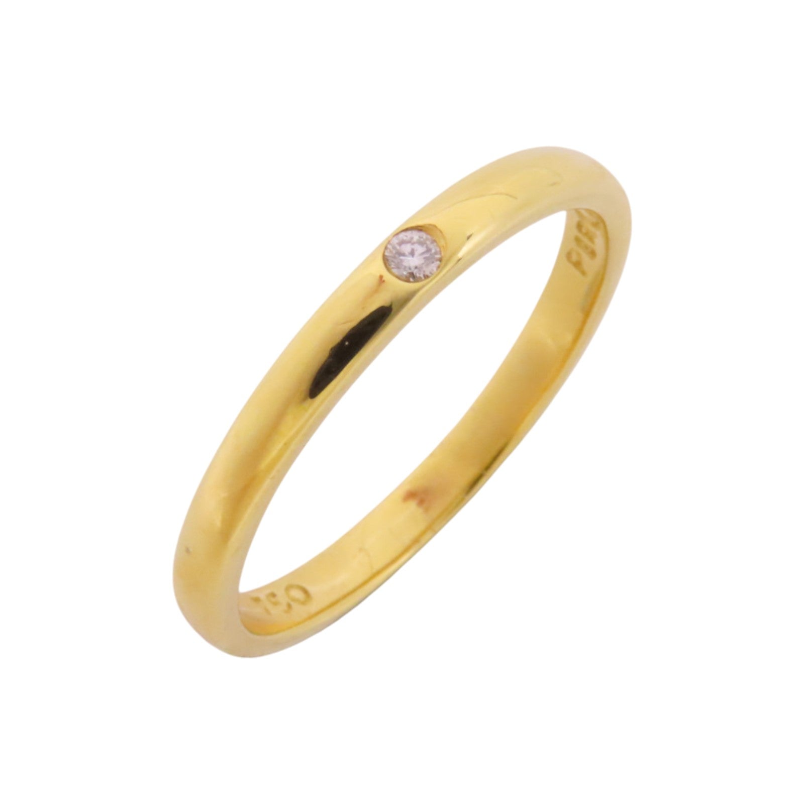 JEWELRY 18K黃金Diamond Ring鑽石戒指#16/US#7.25