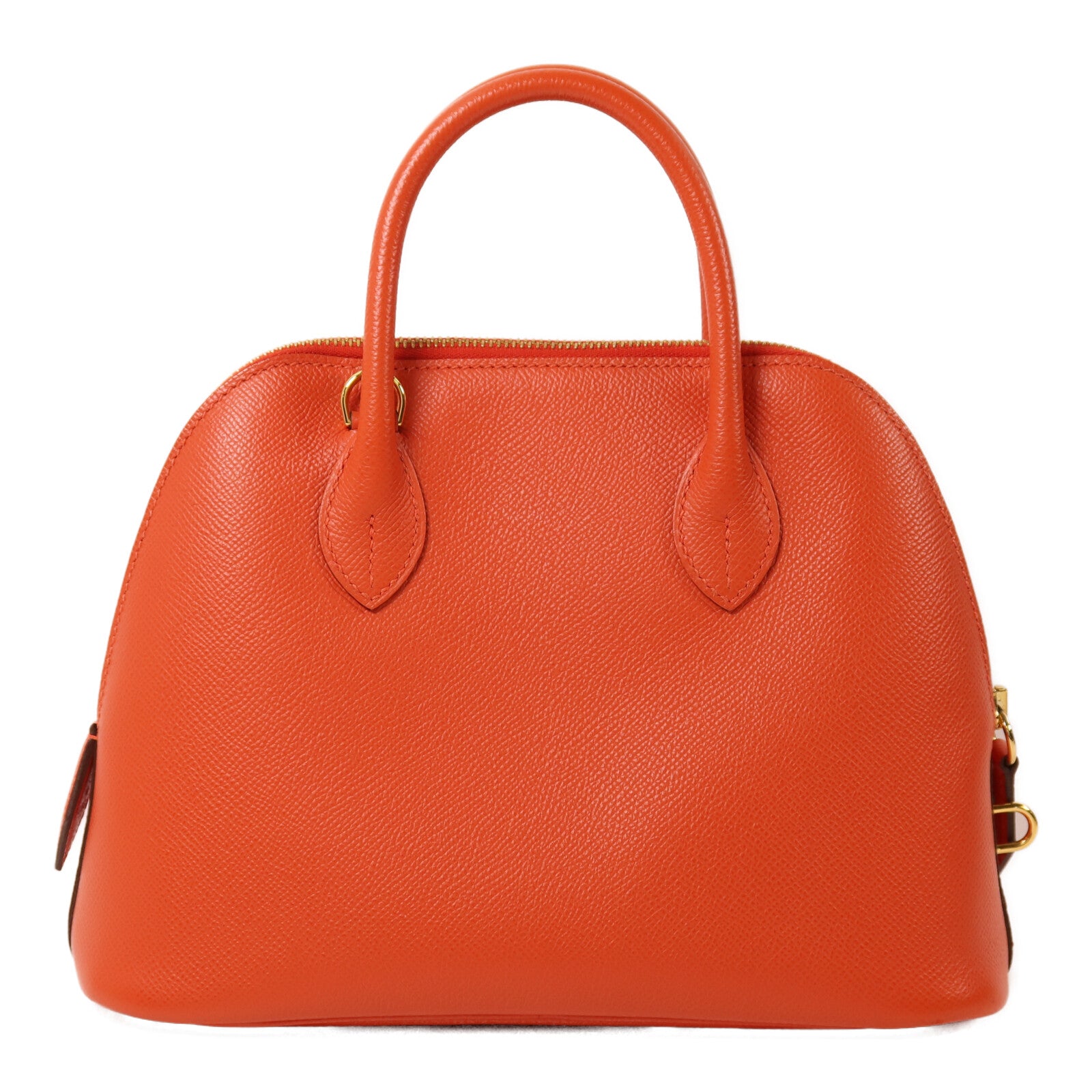 HERMES Epsom皮革Bolide 27金扣手挽肩背兩用袋Capucine