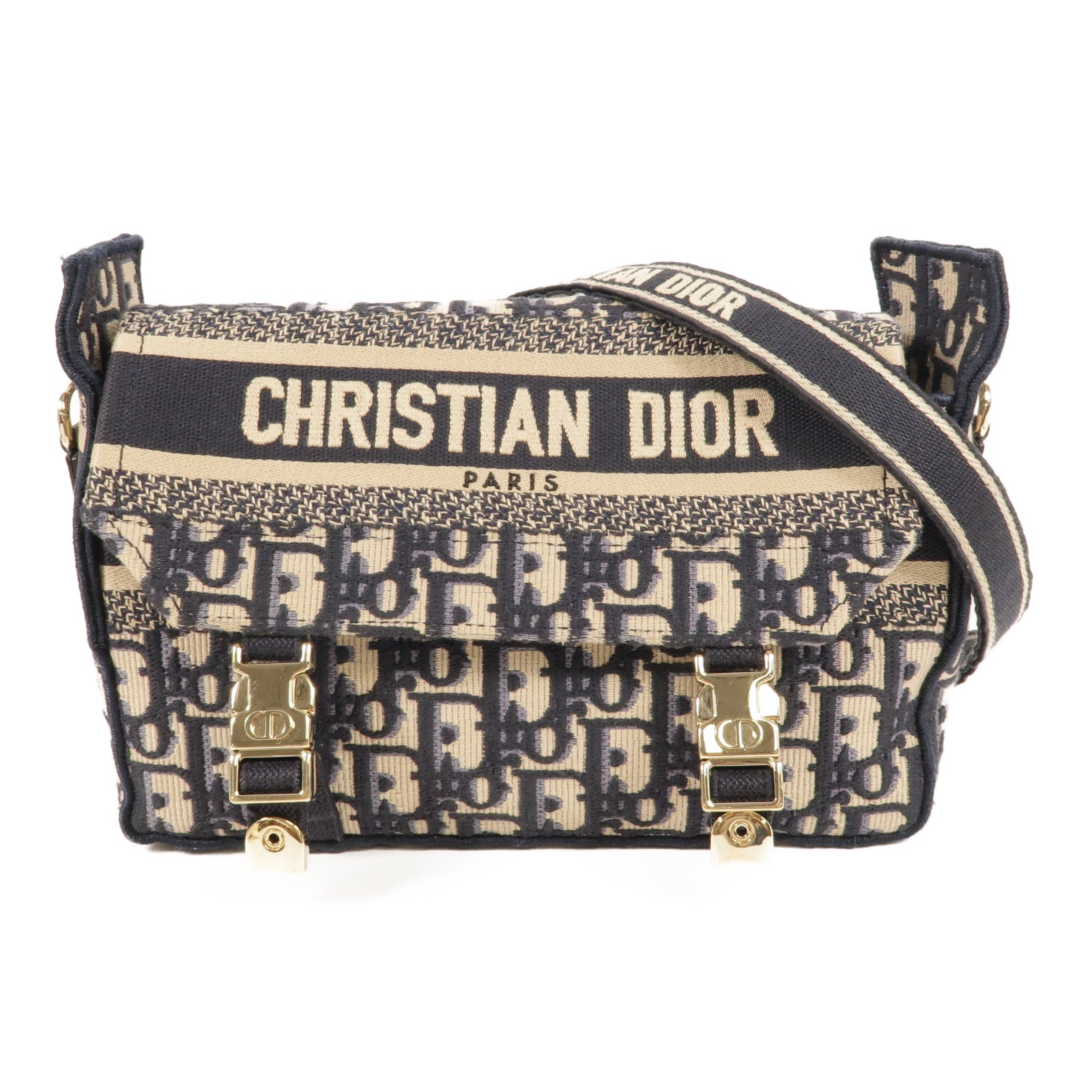 Dior 帆布Small Dior Camp Bag肩背袋