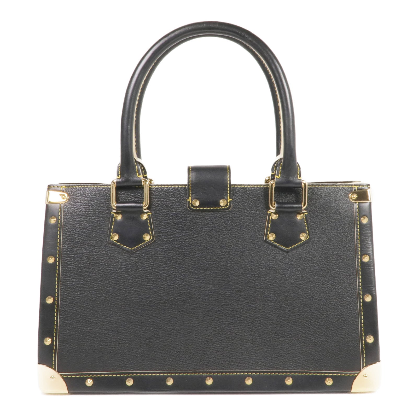 LOUIS VUITTON Suhali皮革Fabuleux金扣手挽袋