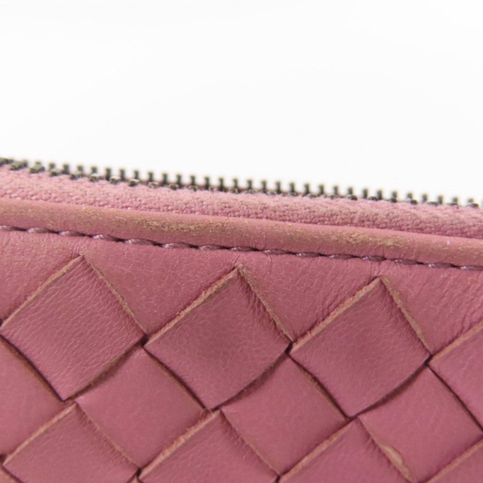 BOTTEGA VENETA 皮革Pouch手拿包粉紅色