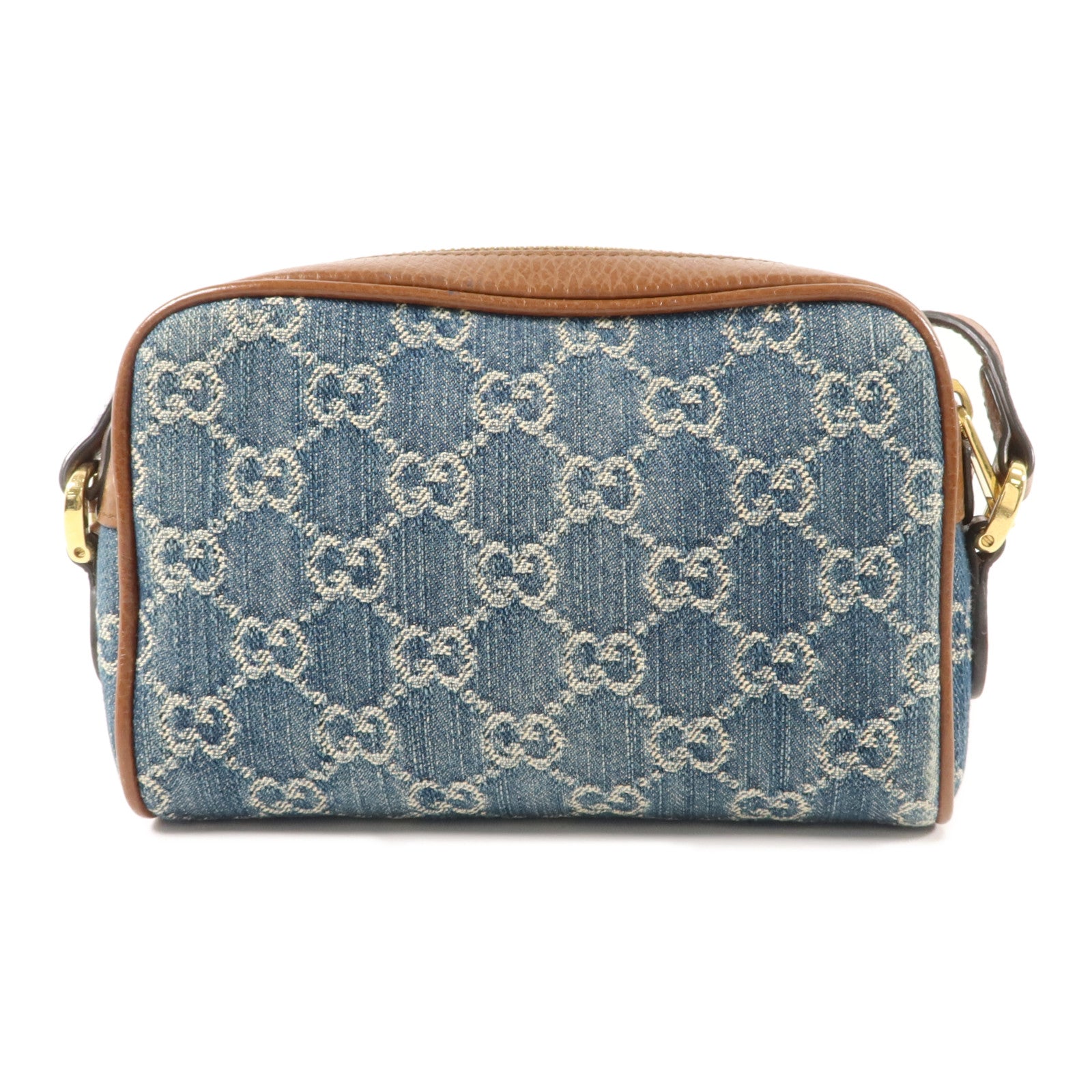 GUCCI GG Jacquard Denim Ophidia GG Mini Bag肩背袋