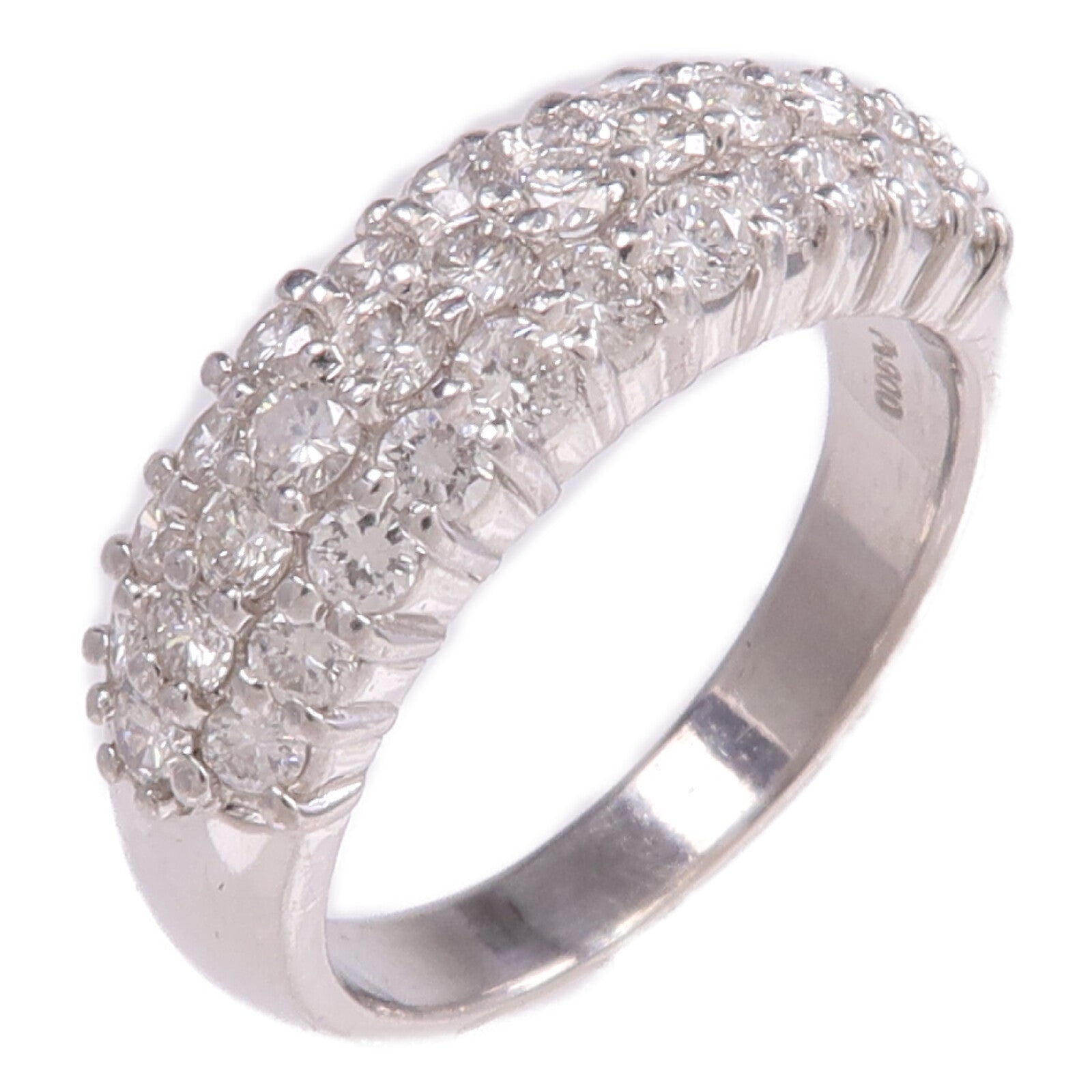 JEWELRY PT900鉑金Diamond Ring鑽石戒指US#6.5