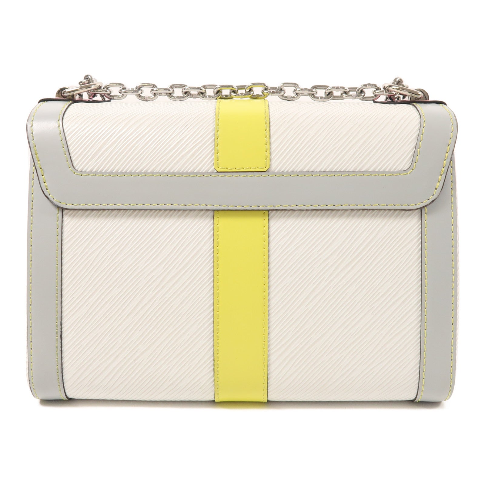 LOUIS VUITTON Epi Twist MM銀扣鏈帶肩背袋