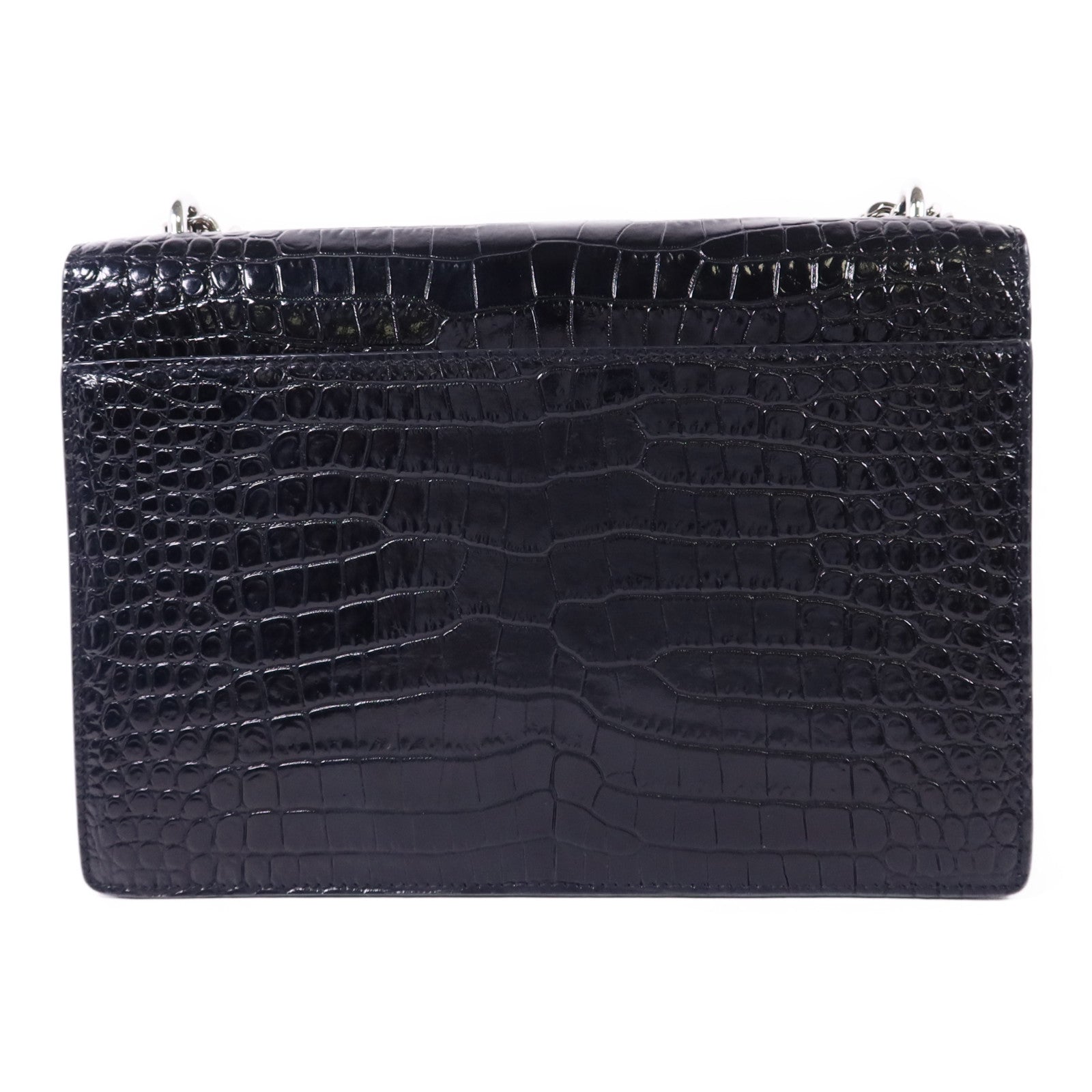 SAINT LAURENT 牛皮皮革Sunset Medium銀扣鏈帶肩背袋