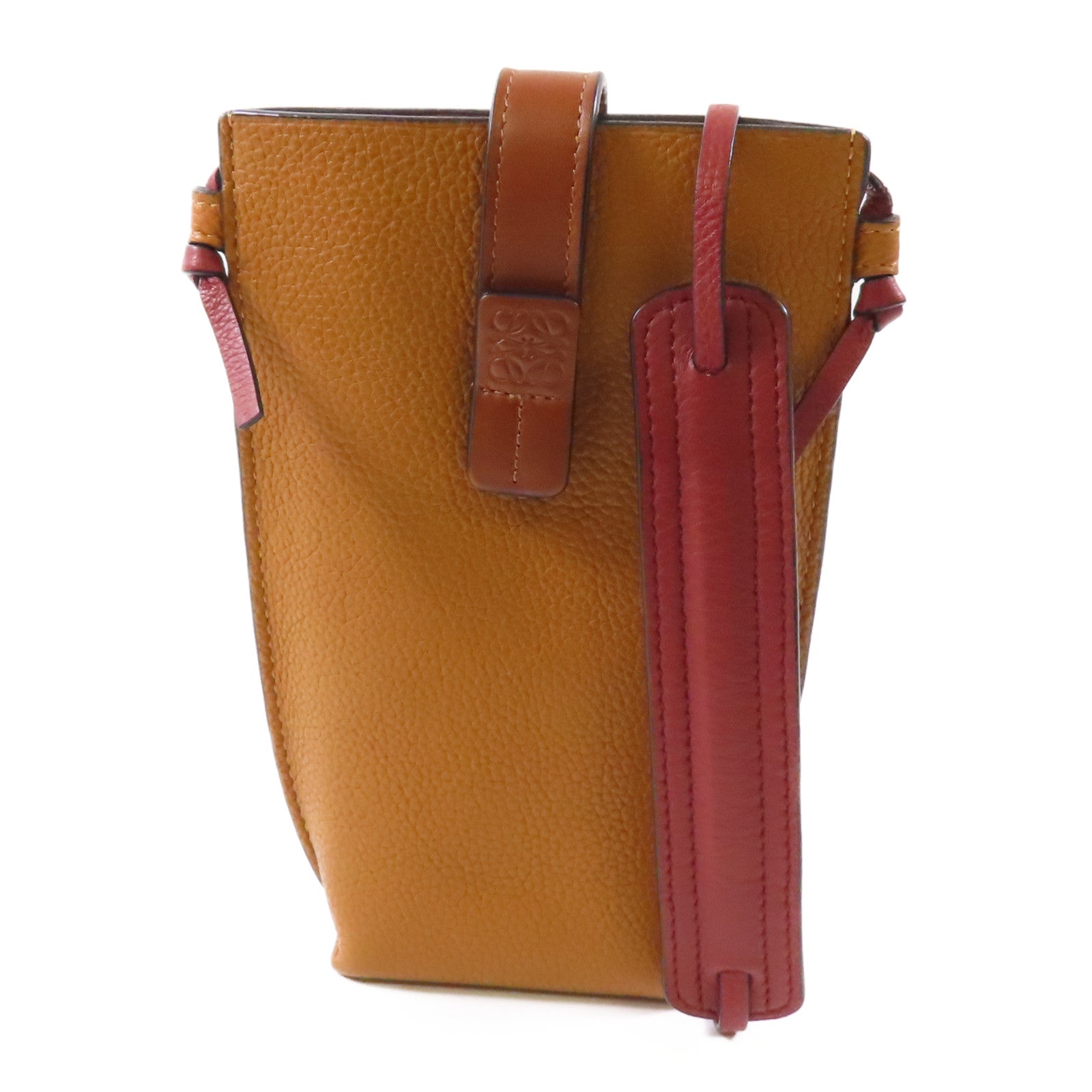 LOEWE 牛皮皮革Gate Pocket肩背袋