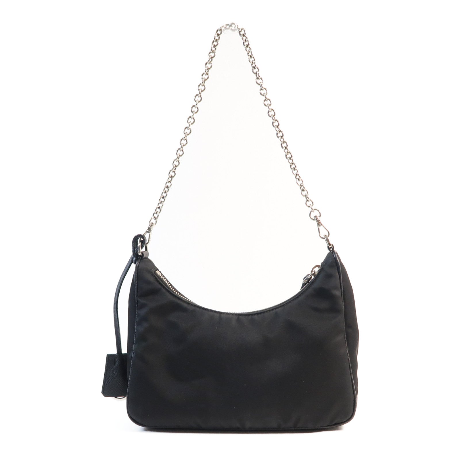 PRADA 尼龍Re-Edition 2005銀扣手挽肩背兩用袋