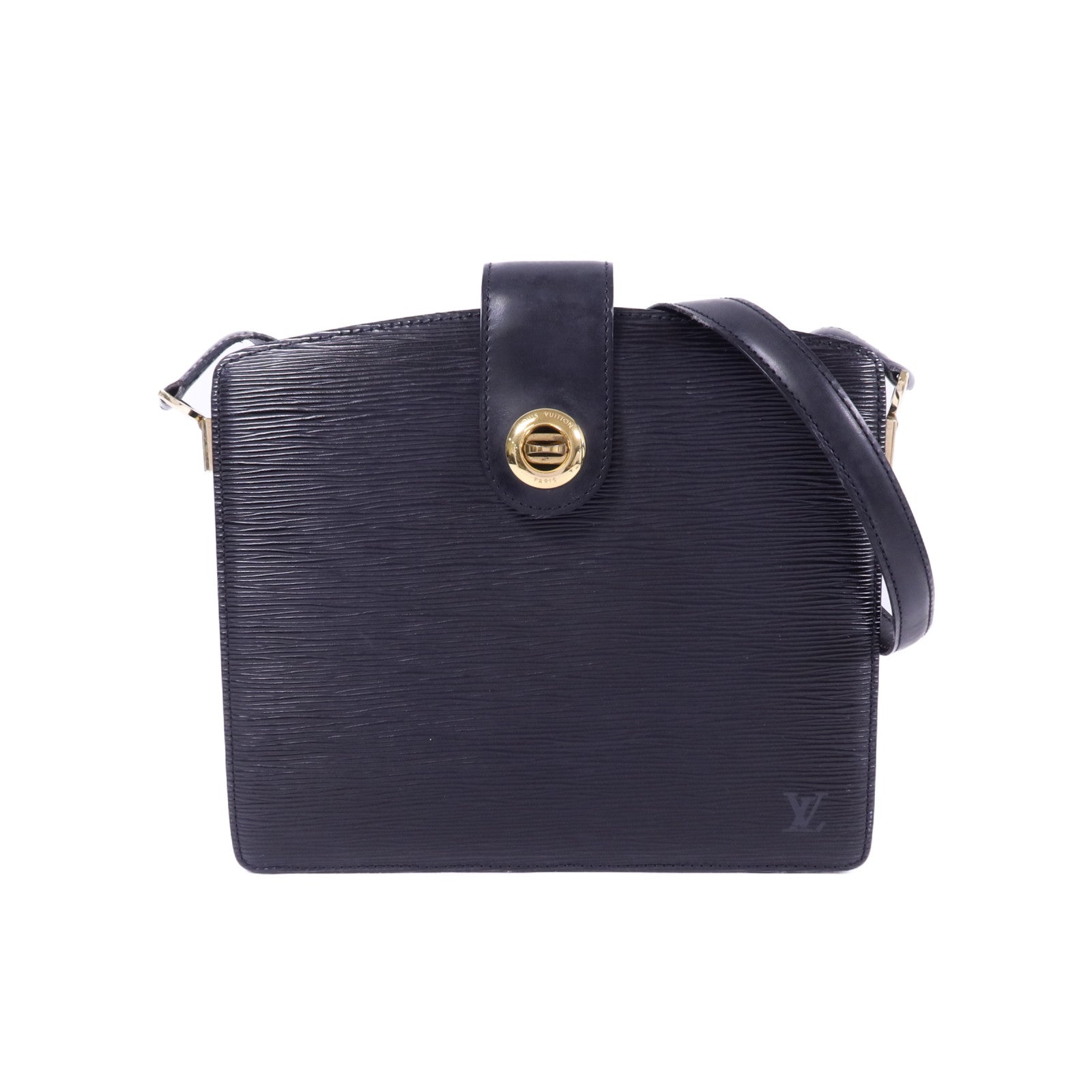 LOUIS VUITTON Epi Capuchin金扣肩背袋