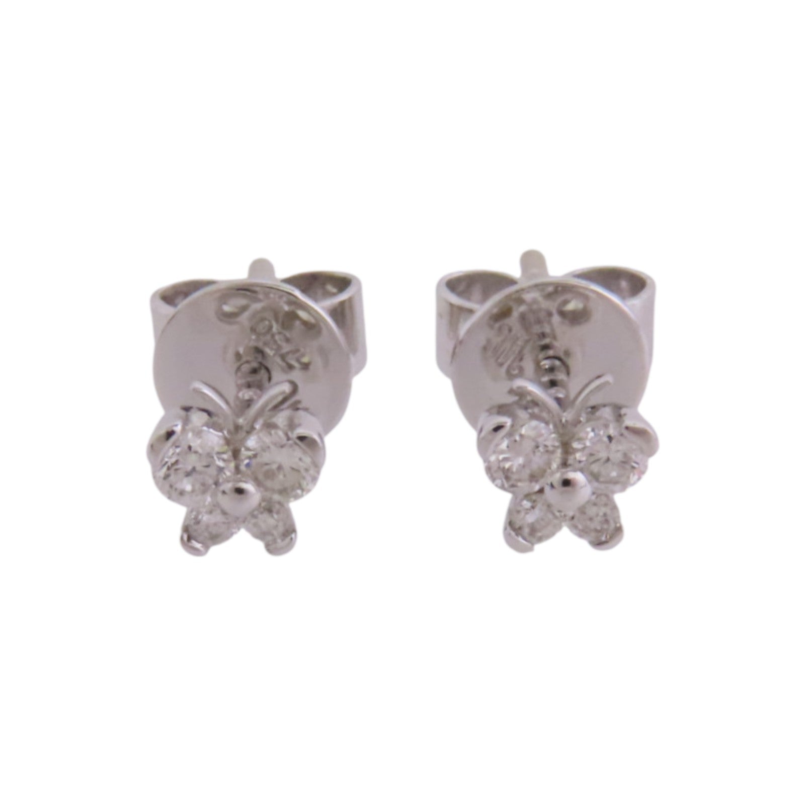 JEWELRY 18K白金Diamond Earrings鑽石耳環