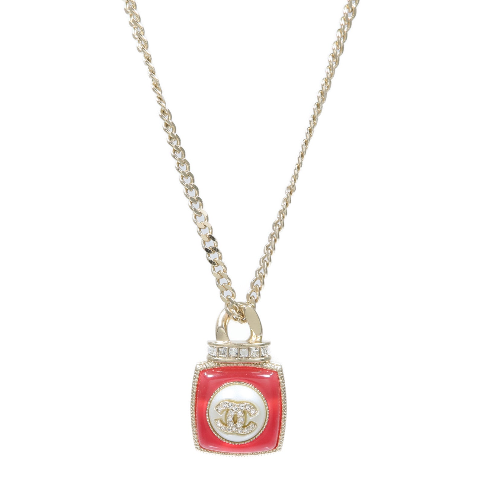 CHANEL PVC/金屬Necklace項鍊