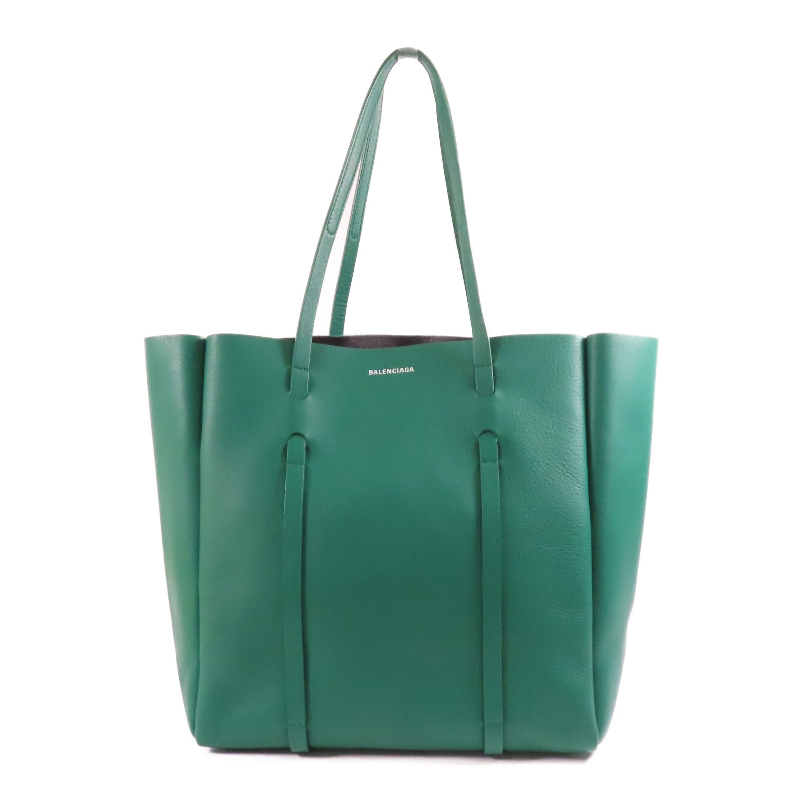 BALENCIAGA Tote Bag Calfskin Leather 475199 Green