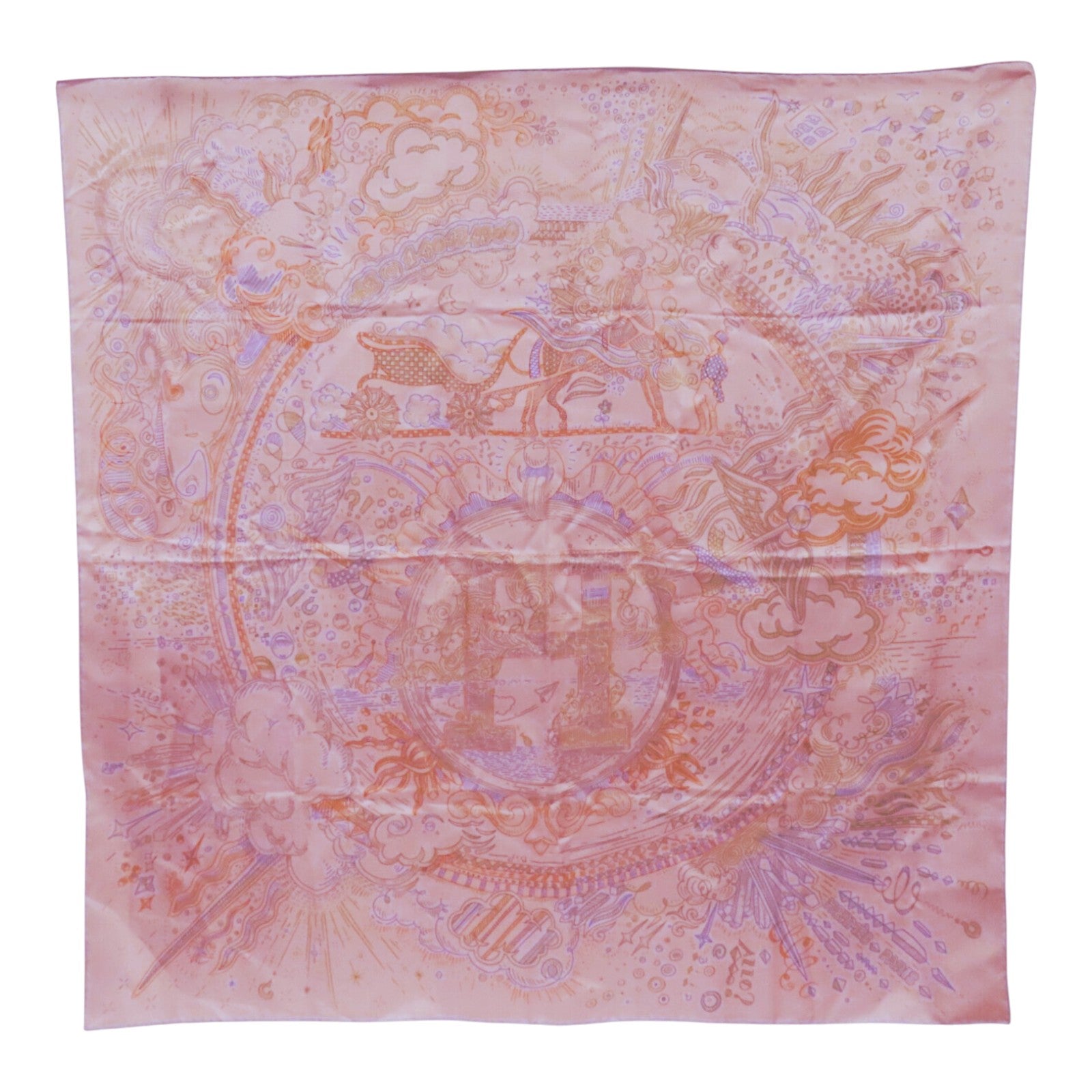 HERMES 絲質Scarf 90x90絲巾