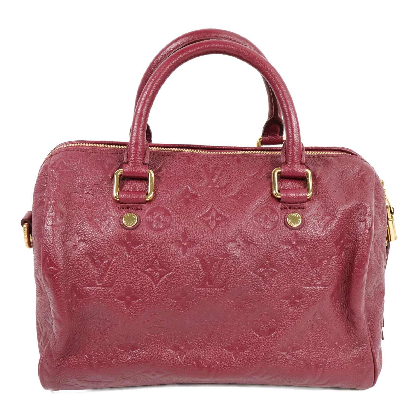 LOUIS VUITTON Monogram Empreinte Speedy Bandouliere 25手挽肩背兩用袋