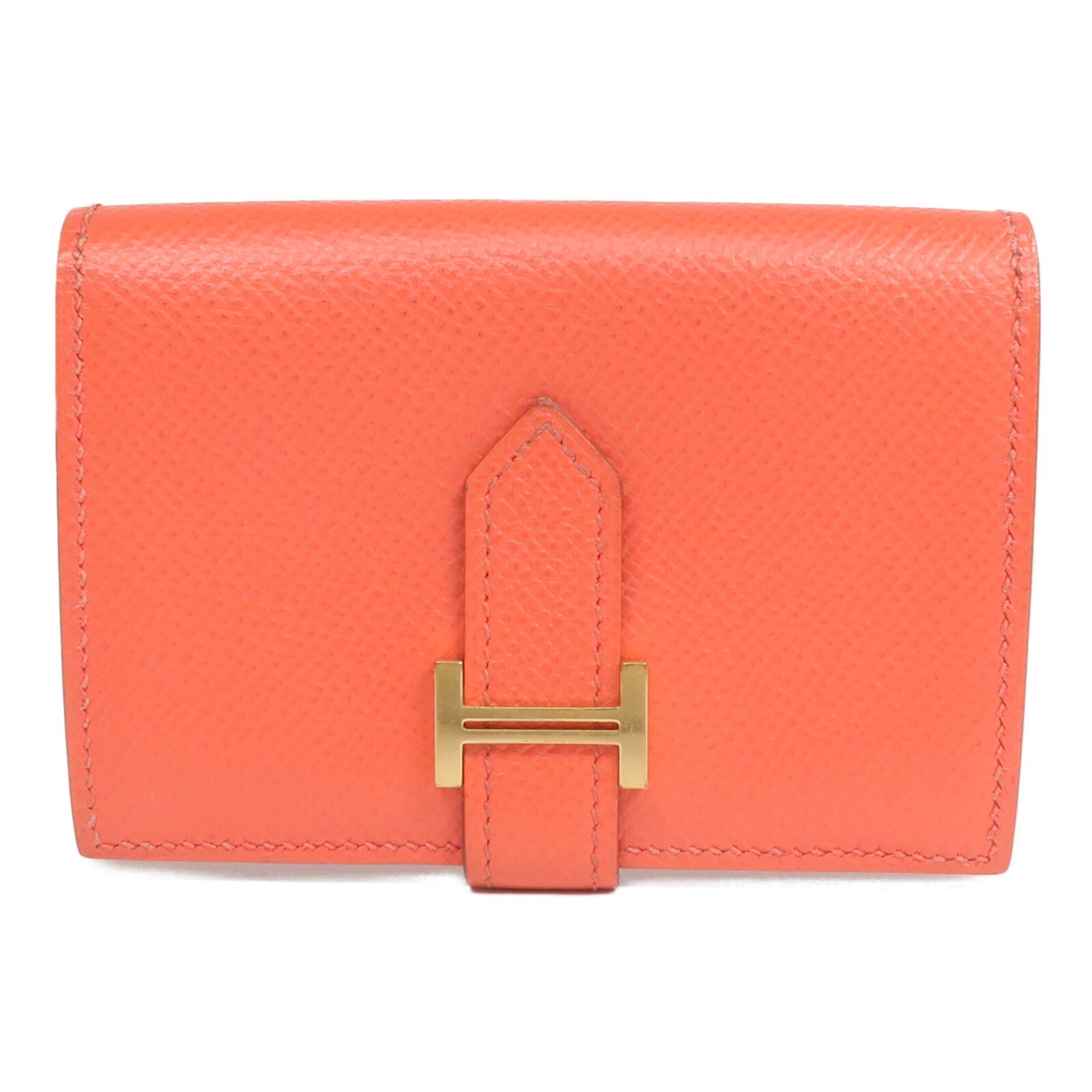HERMES Epsom皮革Bearn Card Case卡片套Capucine