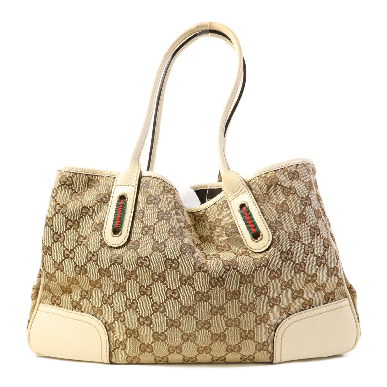 GUCCI 帆布Shoulder Bag金扣肩背袋