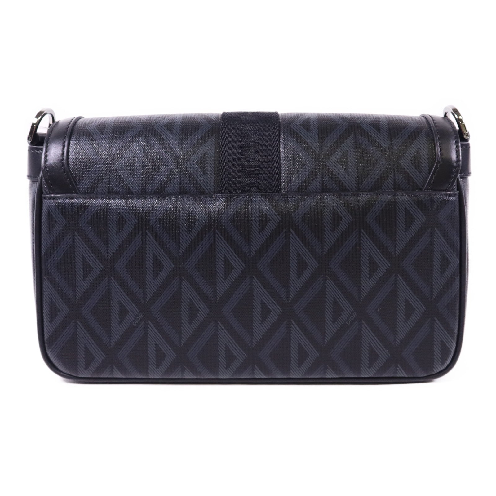 Dior 塗層帆布Hit The Road Shoulder Bag銀扣肩背袋