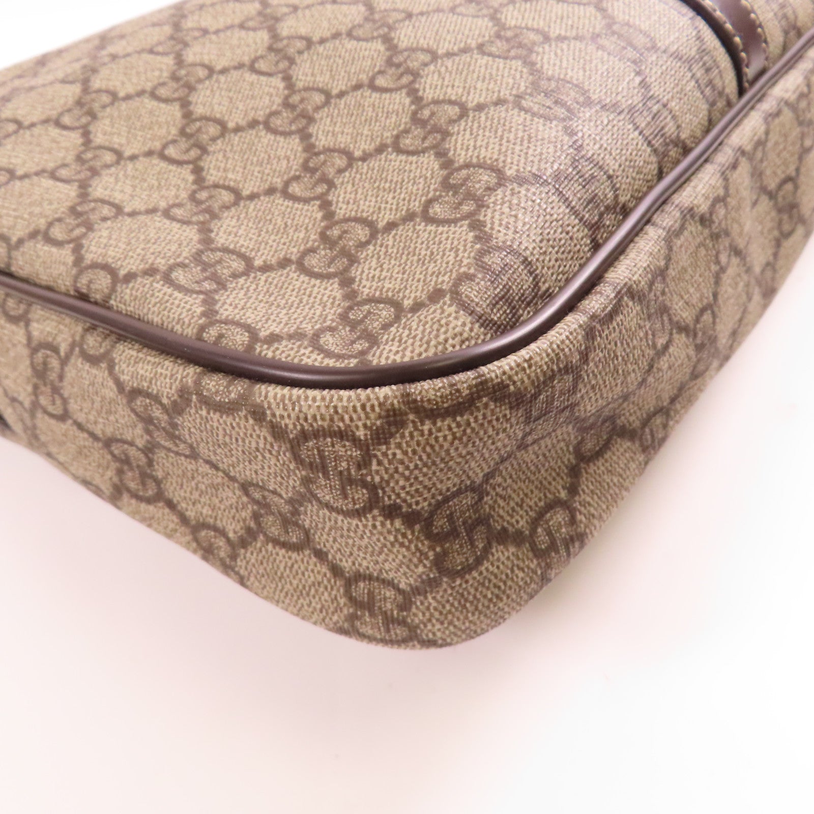 GUCCI 塗層帆布Shoulder Bag金扣手挽袋