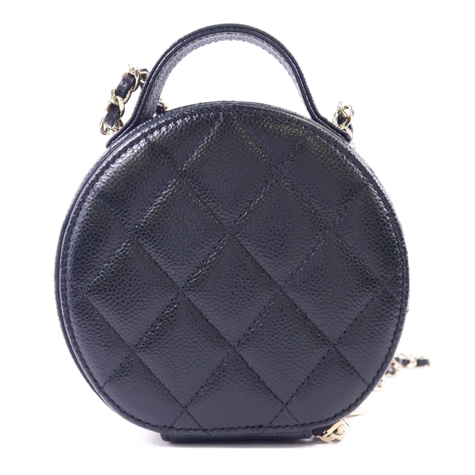 CHANEL 牛皮皮革2 Way Shoulder Bag金扣手挽肩背兩用袋