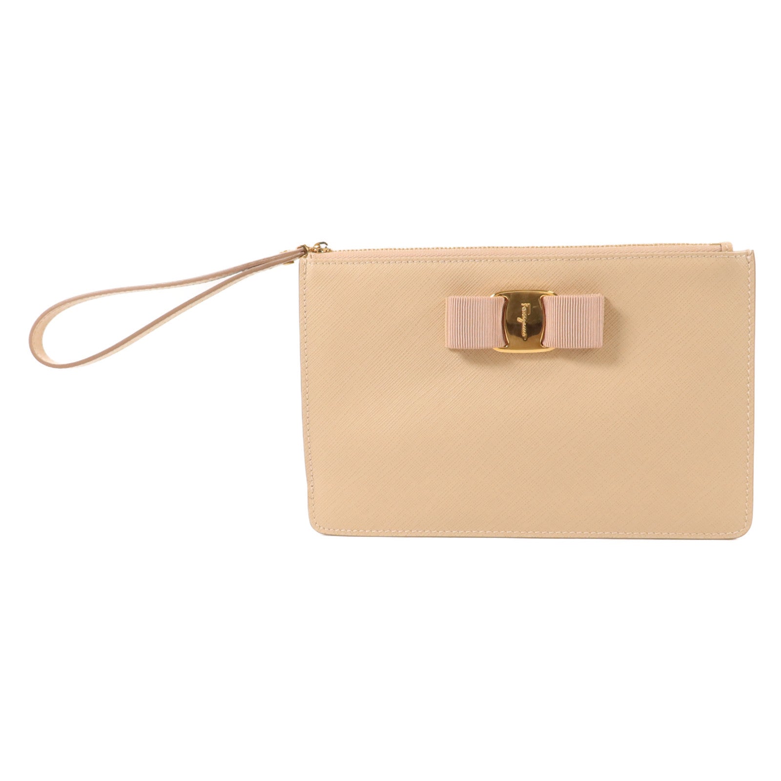 Salvatore Ferragamo 牛皮皮革Vara Bow Pouch小袋