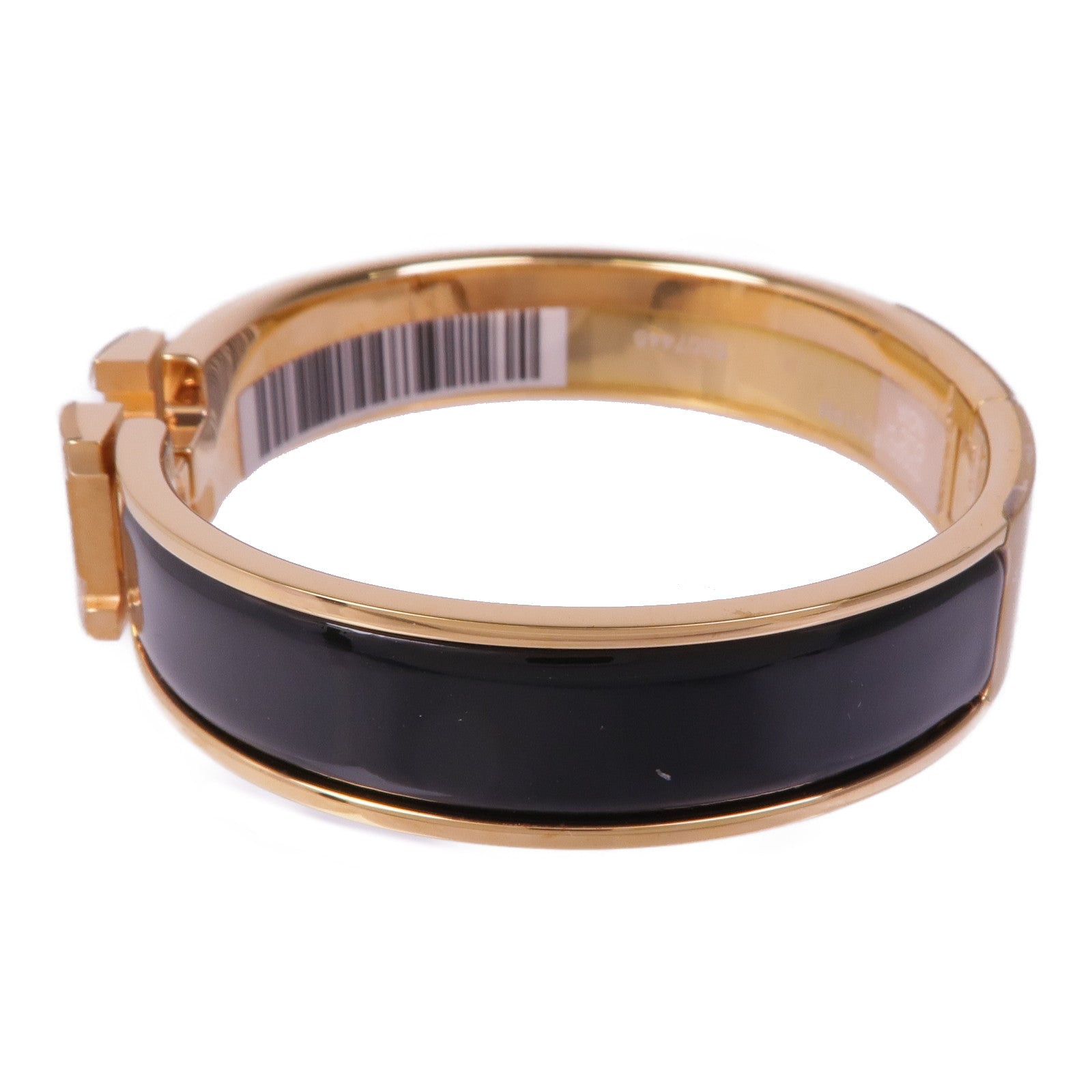 HERMES 金屬/琺瑯Clic H金扣手鐲