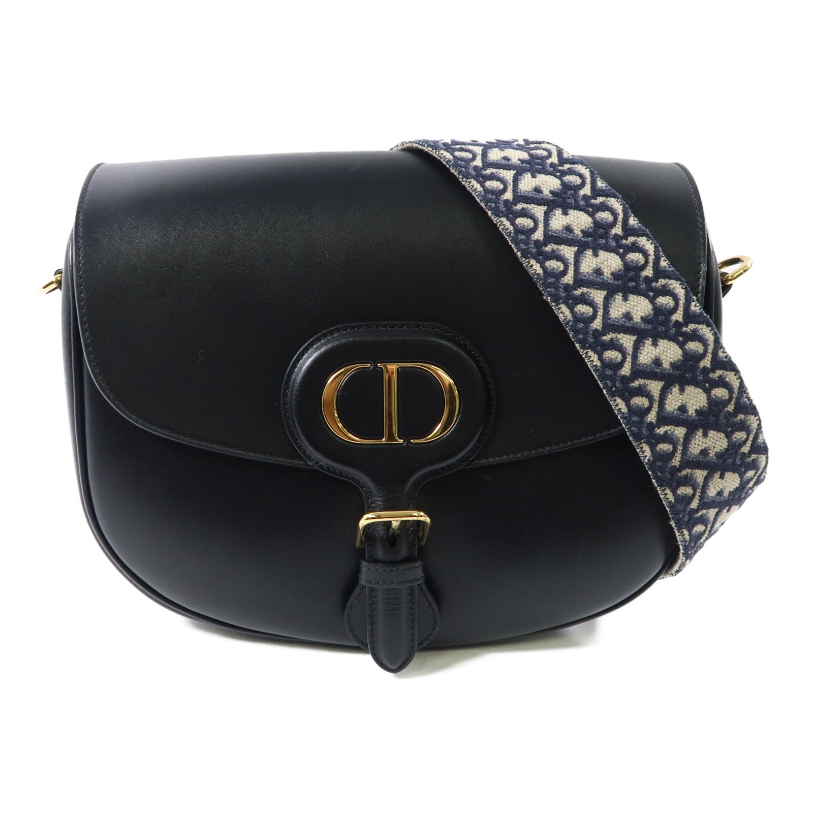 Dior 牛皮皮革Bobby Large金扣肩背袋