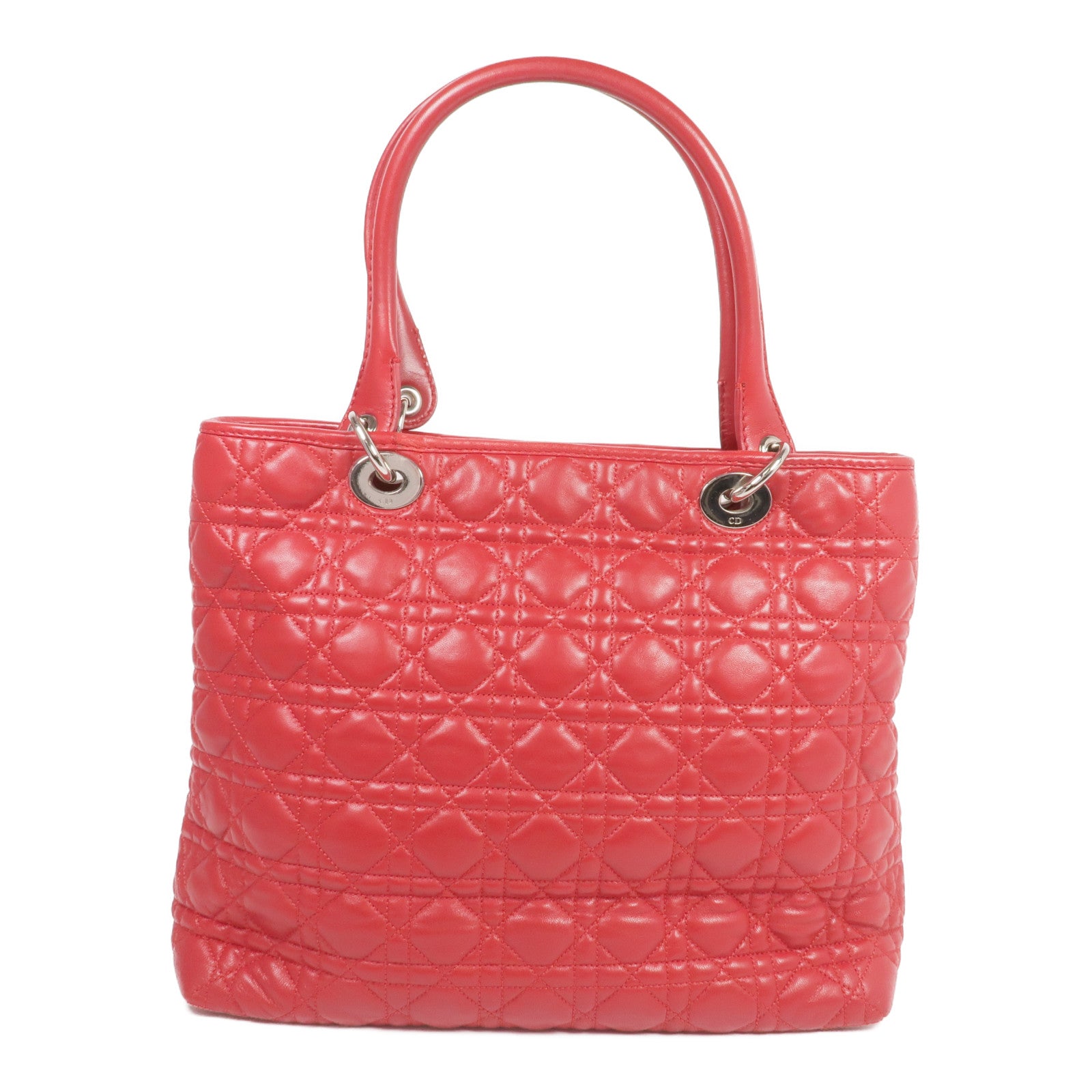 Dior 皮革Shoulder Bag/Handbag銀扣肩背袋/手挽袋