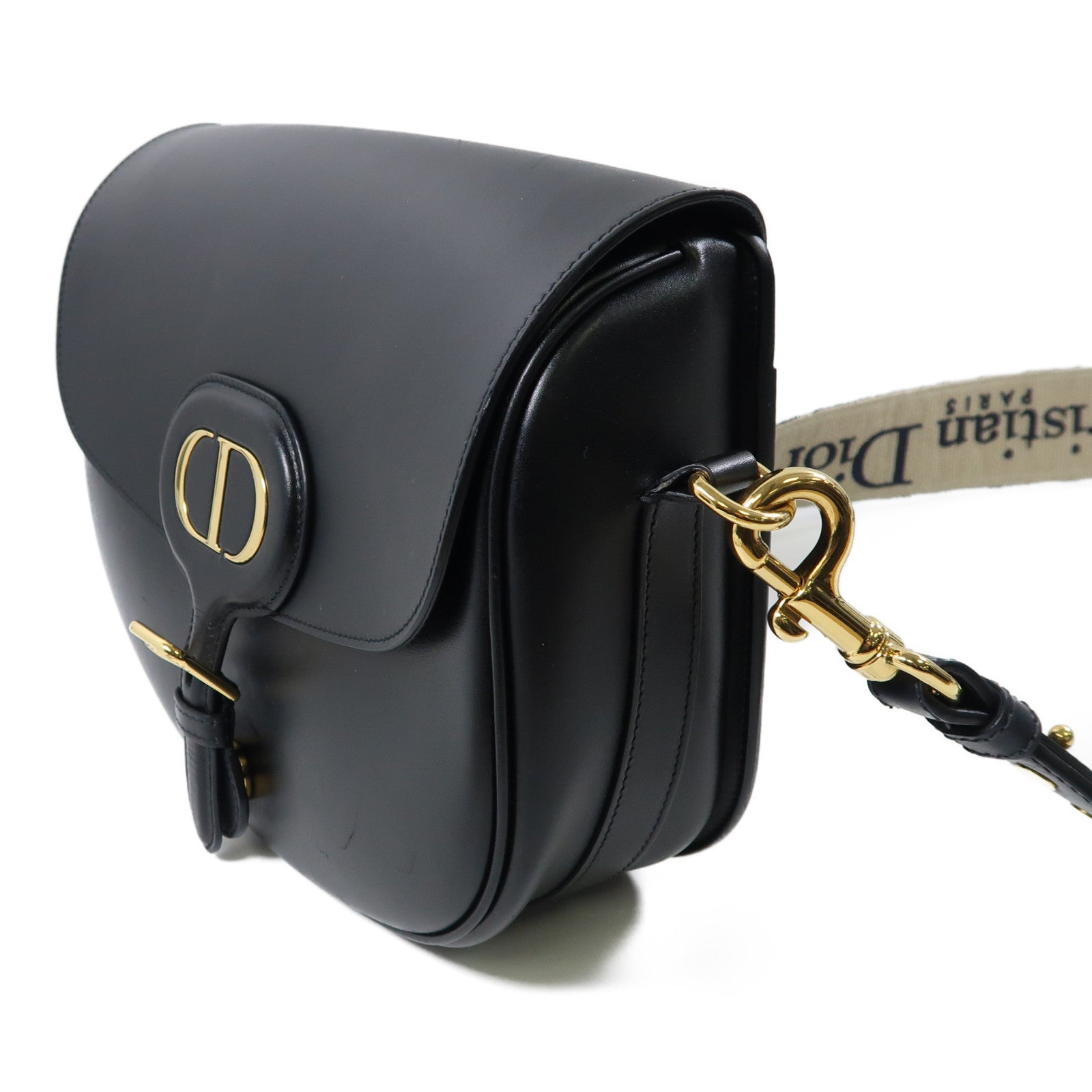 Dior 牛皮皮革Bobby Large金扣肩背袋