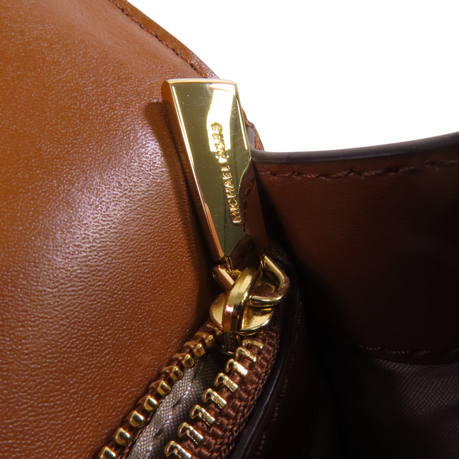 Michael Kors 塗層帆布Shoulder Bag金扣鏈帶肩背袋