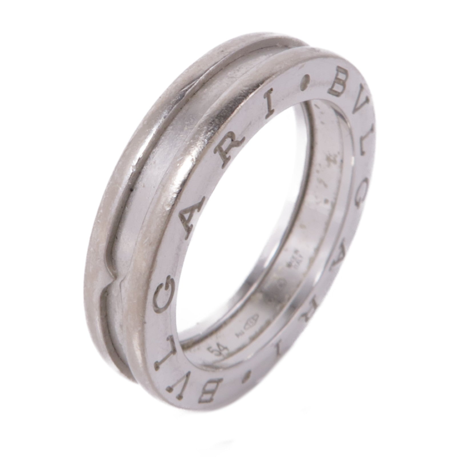 BVLGARI 18K白金B-Zero1 Ring戒指US#6.75