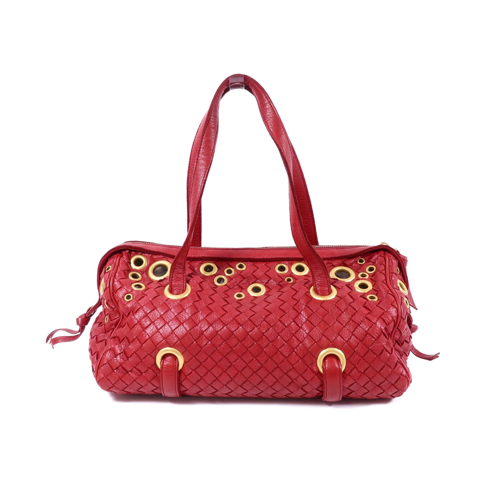 BOTTEGA VENETA 牛皮皮革Shoulder Bag金扣肩背袋