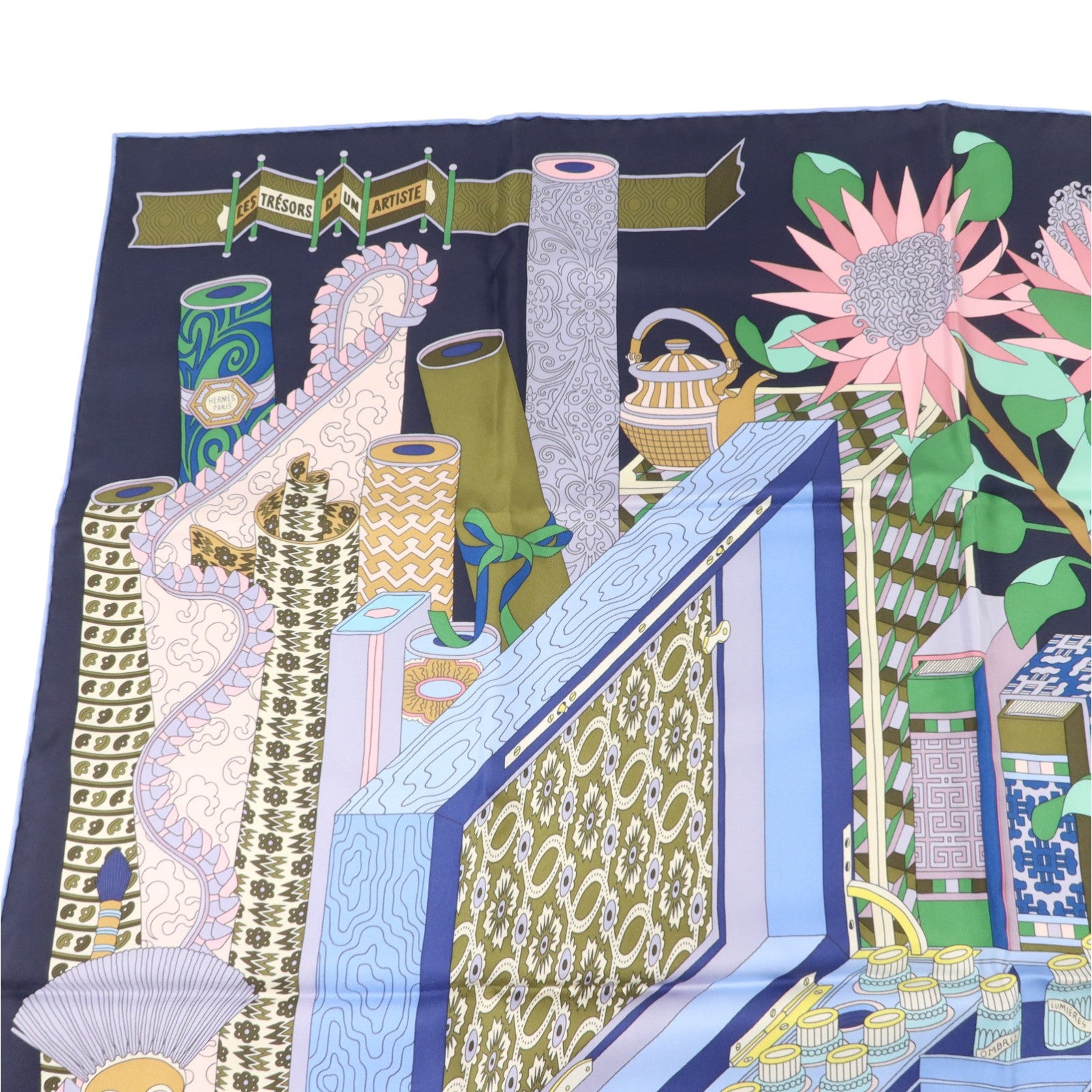 HERMES 絲質Scarf 90X90絲巾