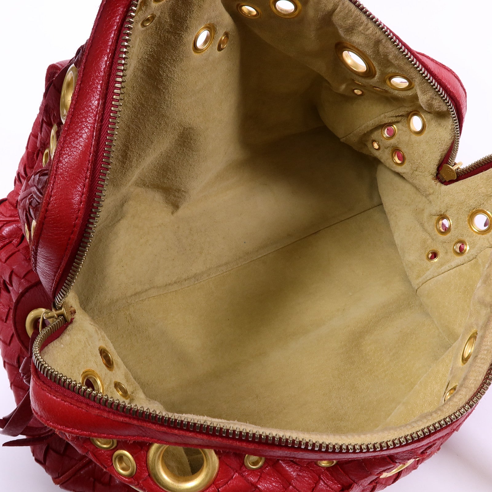 BOTTEGA VENETA 牛皮皮革Shoulder Bag金扣肩背袋