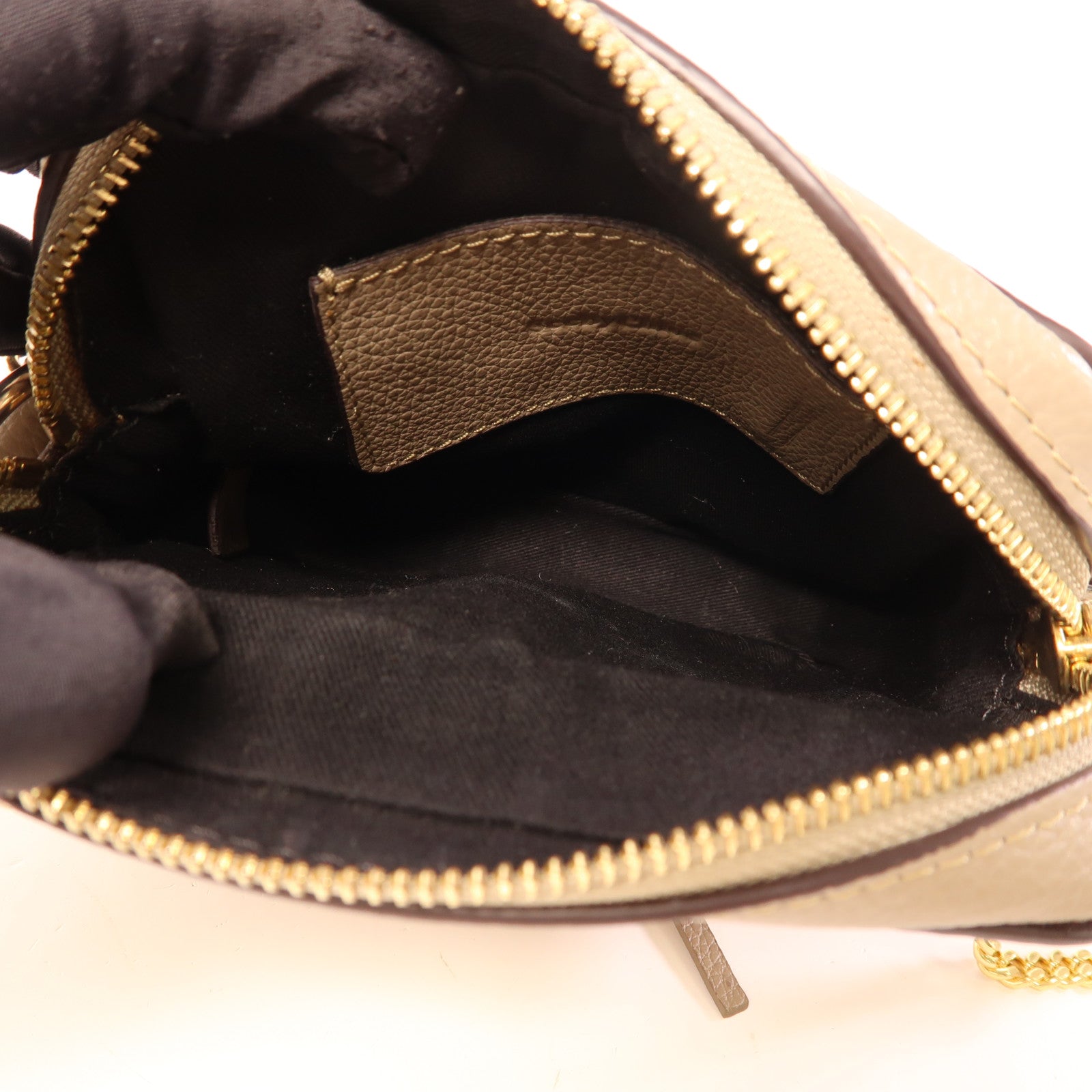 SEE BY CHLOE 牛皮皮革/麂皮皮革Shoulder Bag金扣肩背袋