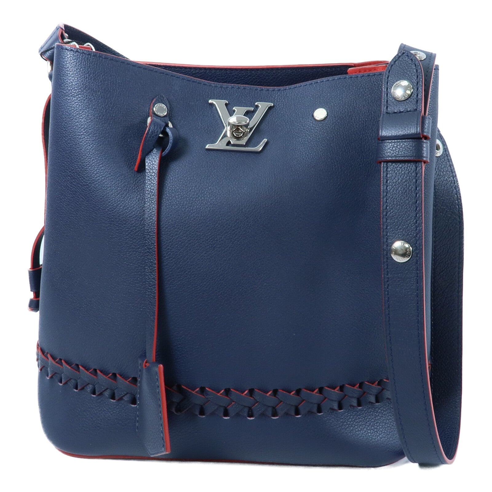 LOUIS VUITTON 牛皮皮革Lockme Bucket肩背袋