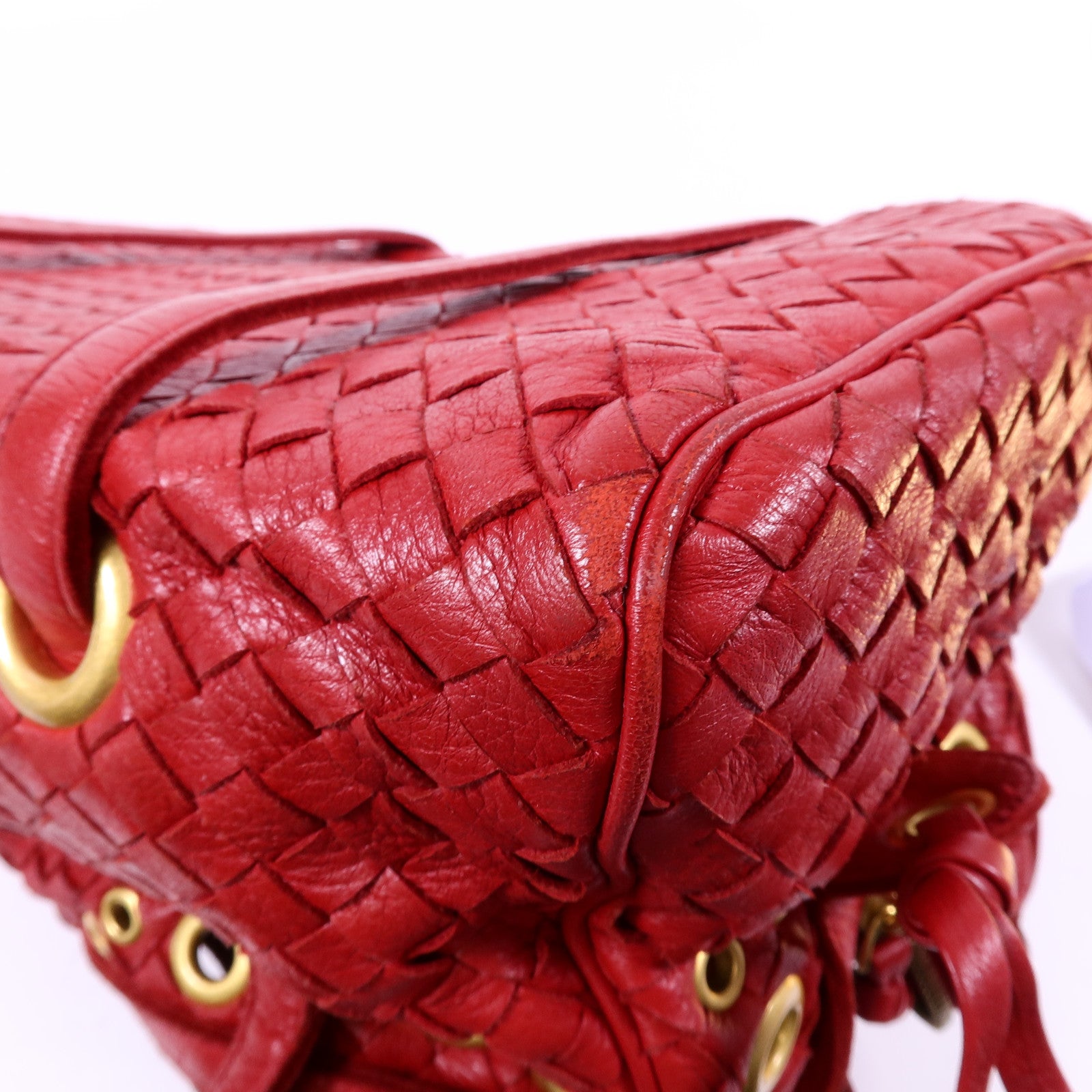 BOTTEGA VENETA 牛皮皮革Shoulder Bag金扣肩背袋