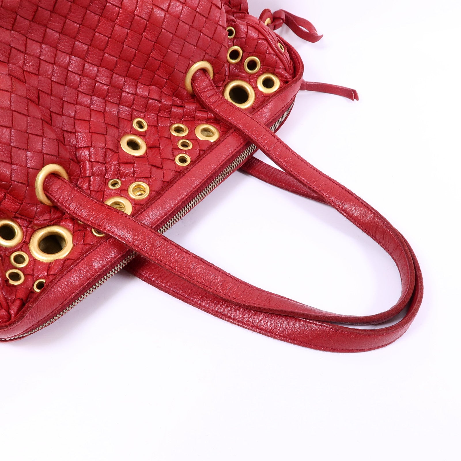 BOTTEGA VENETA 牛皮皮革Shoulder Bag金扣肩背袋