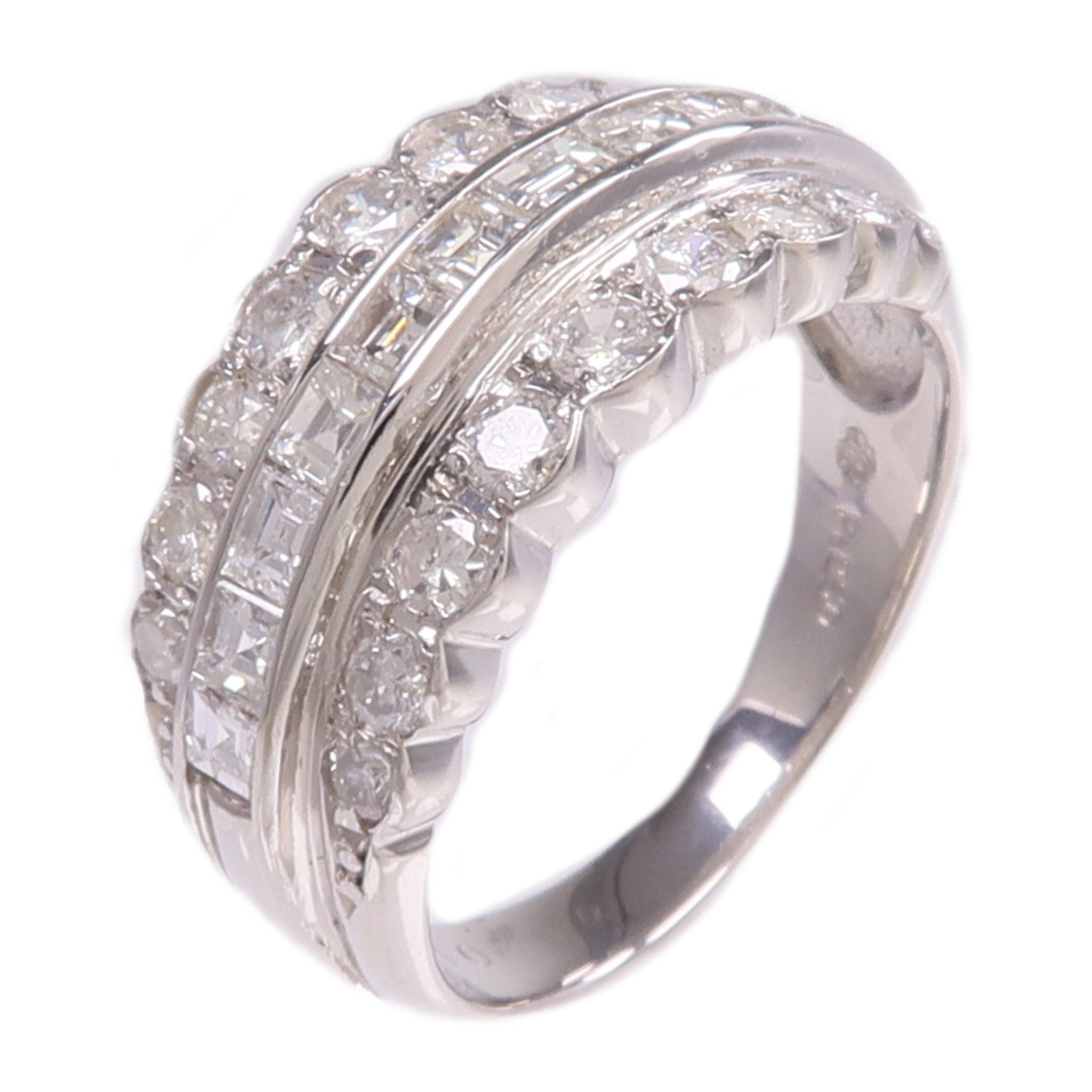 JEWELRY PT850鉑金Diamond Ring鑽石戒指US#6.5