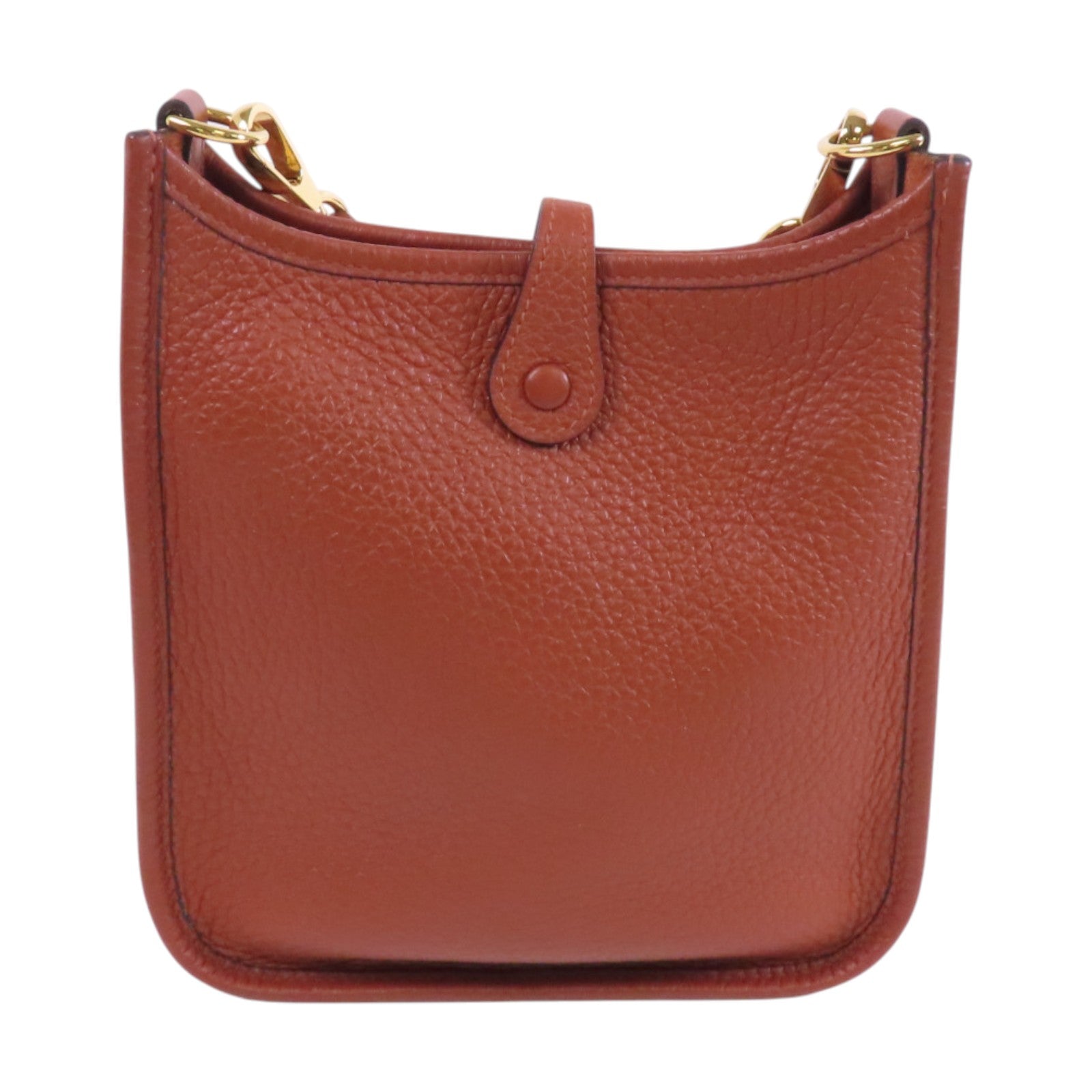 HERMES Clemence皮革Evelyne TPM金扣肩背袋