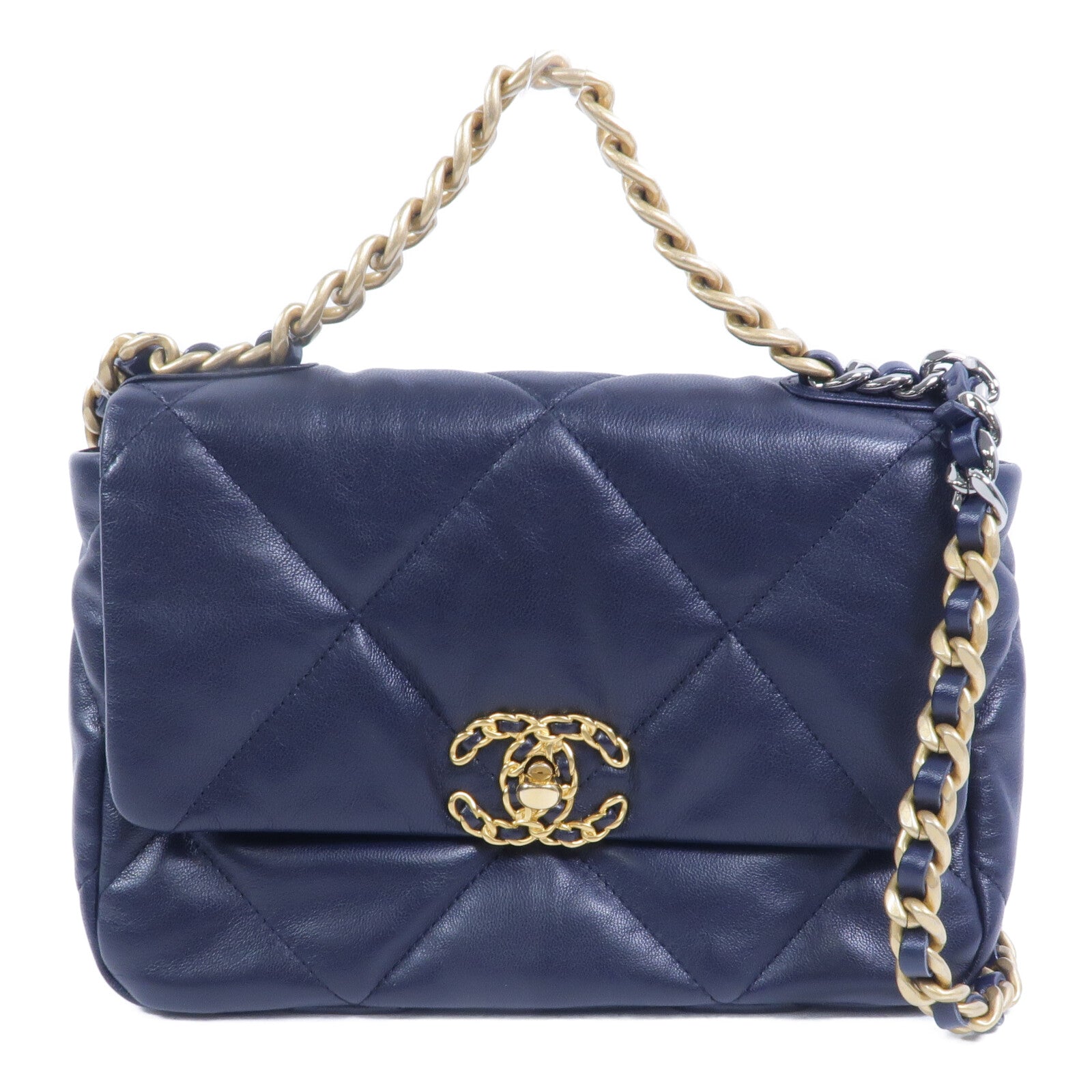 CHANEL 牛皮皮革Chanel 19手挽肩背兩用袋